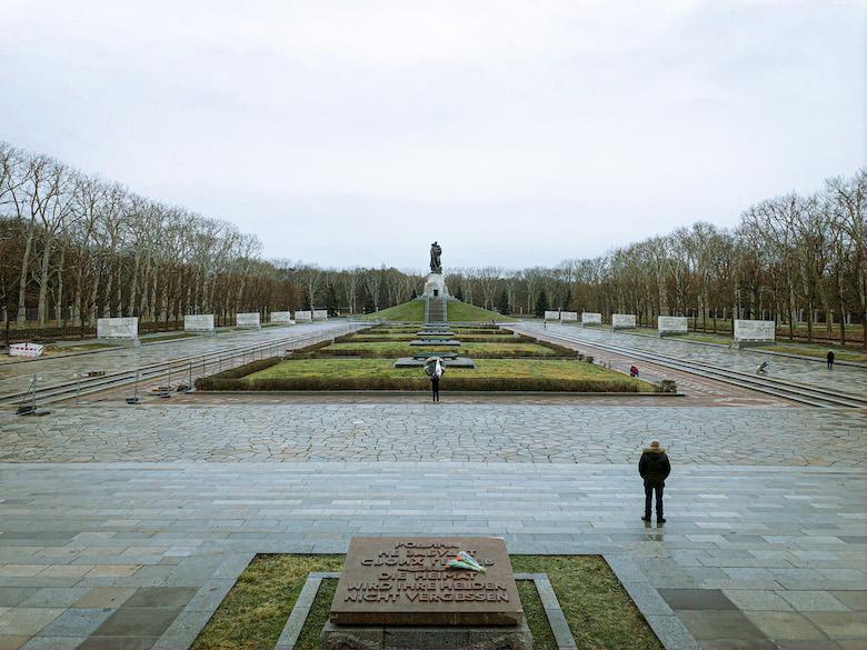 the soviet memorial park in berlin