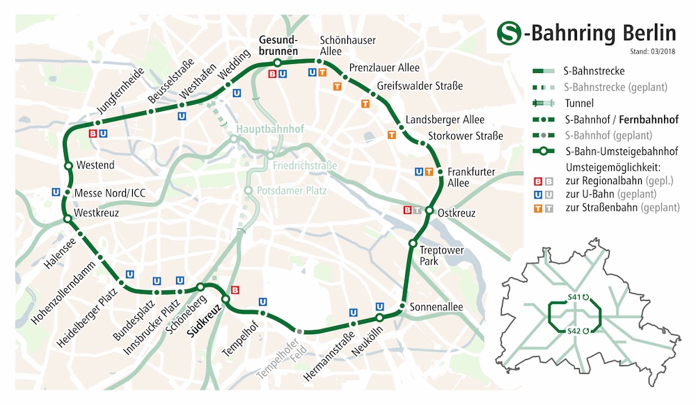 map of berlin sbahn ring for bike sharing